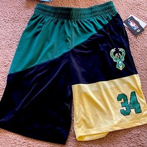 Milwaukee Bucks Giannis shorts #34